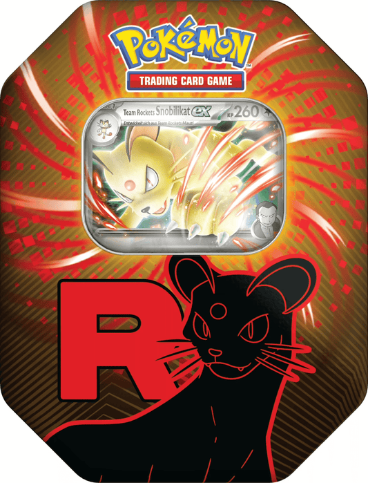Pokémon Tin‑Box Team Rocket Snobilikat‑ex mit Promokarte