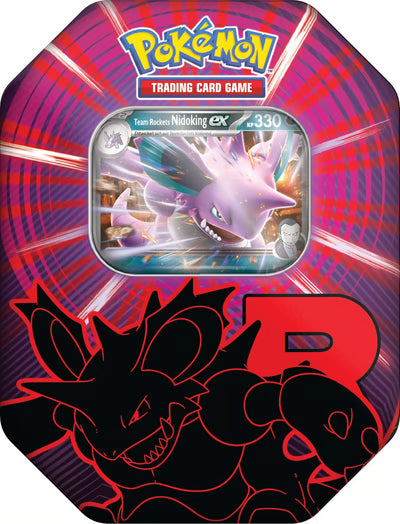 Pokémon Tin‑Box Team Rocket Nidoking‑ex mit Promo‑Karte
